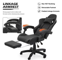 Chaise de jeu nouveau style en PU pas chère haute qualité Silla Gamer vente en gros d'usine siège pivotant inclinable hauteur réglable
