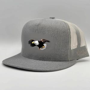 Casquette de camionneur personnalisée de haute qualité 6 panneaux à profil haut Casquette de baseball réglable avec logo brodé structuré vintage - Product Image 5