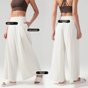 Lulu pantaloni sportivi Casual a gamba larga da donna 27 \ "Long Solid <span class=keywords><strong>Yoga</strong></span> Halter Versatile per il Fitness all'aperto <span class=keywords><strong>Yoga</strong></span> Indoor uso quotidiano - Product Image 5