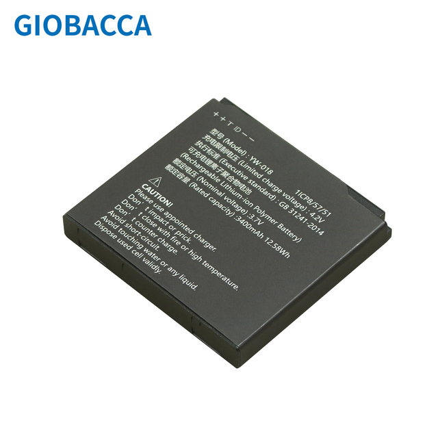 Replacement Li-polymer Battery YW-018 for Pax D230 Pos Payment 3.7v 3400mah Battery