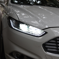 Ensemble de phares LED KGKB pour Ford Mondeo 2013-2016, lentille de projecteur de haute qualité 6000K, clignotant séquentiel, plug and play