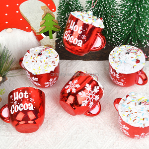 Machine-Made High Quality Christmas Stained Plastic Charm Elegant Hanging Scene <b>Dress</b> Tree Ornaments Environment-Friendly Low - Product Image 3