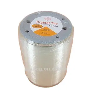 boncuk boyama Suppliers-CYG DIY bilezik yapımı kordon 0.8mm 1.0mm yuvarlak elastik kordonlar dantel/boncuk kullanımı şeffaf renk