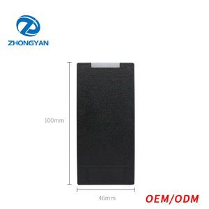 Zhongyan 방수 고성능 비접촉식 13.56Mhz NFC IC ID Wiegand 2634 비트 액세스 제어 시스템 용 <span class=keywords><strong>RFID</strong></span> 카드 리더 - Product Image 2