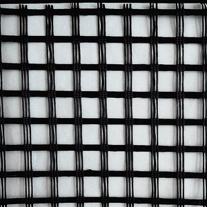 แผ่นใยแก้วเสริมแรงแบบตาข่าย ยี่ห้อ Pretty lion <span class=keywords><strong>TGSG</strong></span> สีดำ 30-150KN/m สำหรับพื้นผิวถนน - Product Image 2