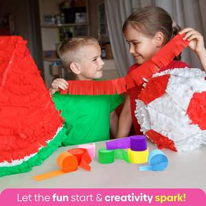 Serpentina de papel crepé de arcoíris, decoración de fiesta, serpentinas de arcoíris, rollo de papel crepé, fabricación de flores, serpentina, decoración de techo para fiesta - Product Image 5