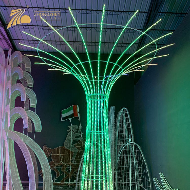 New Arrival Engineering Customization Festival Decoration Street Pole LED Tree Light