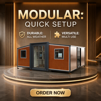Vente directe usine : Maison conteneur préfabriquée en acier, pliable, extensible et étanche, idéale pour bureau, installation rapide