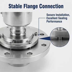 Endüstriyel Radar Seviye Ölçer (Model TYRD805)-Su Seviyesi Sensörü ve Seviye Vericisi %0,03 Hassasiyet Alüminyum/Çinko Alaşımı - Product Image 6