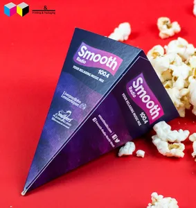 Take Away Box Custom 32 Ozprinted Kraft Disposable Cinema Entertainment Paper Popcorn Boxes Wholesale