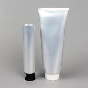 Embalaje de pasta de dientes, Tubo laminado de barrera de aluminio con tapa abatible y sello superior