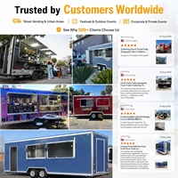 Remorque alimentaire personnalisée Belyoo, camion à café mobile remorquable, chariot à snacks pour les foires alimentaires