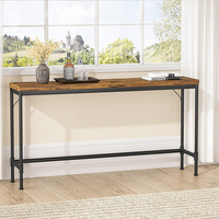 Tables consoles élégantes et raffinées en acier carbone avec des designs classiques haut de gamme pour une touche luxueuse dans les intérieurs de maison