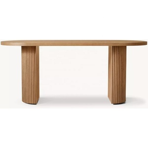 <span class=keywords><strong>Bureau</strong></span> d'<span class=keywords><strong>angle</strong></span> cannelé moderne haut <span class=keywords><strong>de</strong></span> gamme RH, <span class=keywords><strong>table</strong></span> <span class=keywords><strong>de</strong></span> <span class=keywords><strong>bureau</strong></span> en bois, console design pour la maison, le salon ou l'entrée - Product Image 3