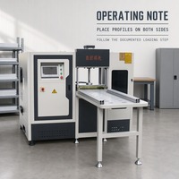 Machine de fraisage de face CNC 3+1 axes pour profilés en aluminium dans les usines de fabrication de fenêtres et de portes