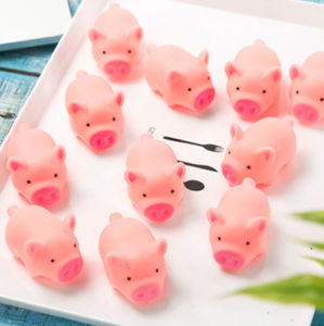 Güzel pembe Piglet silikon karikatür oyuncak kısma gürültü yapımcısı promosyon hediyeler ile çocuk sıkıştırır - Product Image 2