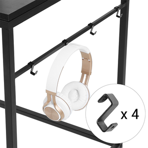 Home-Office-PC-Tisch im Industries til Einfacher Holz schreibtisch mit Metallrahmen für Studien-und <span class=keywords><strong>Computer</strong></span> zwecke - Product Image 4