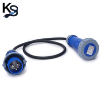 Câble d'extension industriel étanche IP65, 3 broches, 16A, 250V, IEC 60309, robuste, pour usage extérieur, sous-marin, camping-car, bateau, marine
