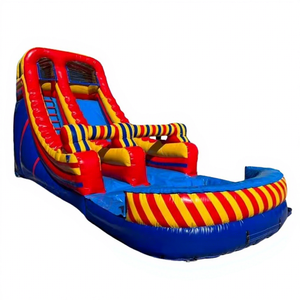 กระเด้งสไลด์เป่าลมกระโดดตรอกฟ้าร้องสไลด์คู่ - Product Image 1