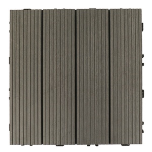 12 "bền chất lượng tốt <span class=keywords><strong>WPC</strong></span> lồng vào nhau gạch dễ dàng-to-cài đặt và có thể tháo rời decking sàn tự làm gạch XF-C020 30x30 cm - Product Image 4