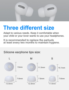 Embouts en mousse à mémoire de forme pour écouteurs Apple <span class=keywords><strong>Airpods</strong></span> Pro, embouts en <span class=keywords><strong>silicone</strong></span> pour écouteurs, embouts antibruit pour écouteurs, embouts pour écouteurs - Product Image 3