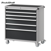 Chariot à outils d'atelier Rockshell, chariot de rangement robuste avec tiroirs pour applications d'entretien industriel