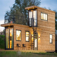 Prima 20ft minuscule conteneur maisons prêtes à expédier Structure maison jardin chambre plage maison dormir conteneur maison pour hôtel