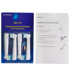 Spazzolino elettrico testa spazzola orale <span class=keywords><strong>b</strong></span> sostituzione con multi testine blister imballaggio vibrante multi-angolo - Product Image 4