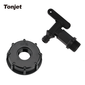 <span class=keywords><strong>Robinet</strong></span> de vidange pour citerne IBC S60x6 vers adaptateur de <span class=keywords><strong>robinet</strong></span> 3/4 avec conception anti-fuite pour système d'irrigation de jardin et matériau PP durable - Product Image 1