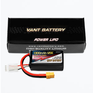 핫 세일 FPV lipo RC 배터리 4s 1300mah 100c 120c 14.8v 소프트 팩 - Product Image 6