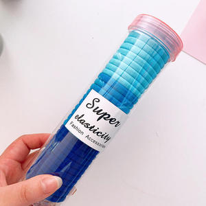 Lote de 30 Coleteros de Nailon Coreanos sin Costuras, Elásticos y Resistentes, <span class=keywords><strong>en</strong></span> Colores Sólidos Tipo Caramelo para <span class=keywords><strong>Mujeres</strong></span> y Niñas - Product Image 4