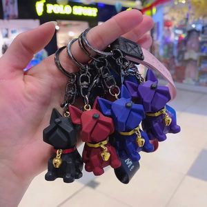Nouveau porte-clés mignon de marque, pendentif pour clés de voiture, porte-clés chien bouledogue français - Product Image 1