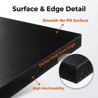 Plaque antistatique FR4 noire G10 en fibre de verre époxy basse tension pour composants d'isolation de transformateurs de moteurs et de supports de test de circuits imprimés