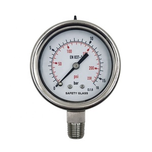 10 Mpa Scale 01 Mpa Air <strong>Pressure</strong> Gauge 4inches Bottom Connection Psi Meter - Product Image 1