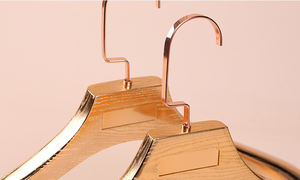 Percha de plastico antiscivolo abito senza cuciture abito da sposa appendiabiti in <span class=keywords><strong>plastica</strong></span> dorata - Product Image 6