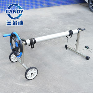 Enrouleur de <span class=keywords><strong>couverture</strong></span> solaire <span class=keywords><strong>pour</strong></span> <span class=keywords><strong>piscine</strong></span> Landy 12V 86D-E en alliage d'aluminium, enrouleur de <span class=keywords><strong>couverture</strong></span> solaire pratique et rechargeable <span class=keywords><strong>pour</strong></span> <span class=keywords><strong>piscine</strong></span> enterrée - Product Image 4