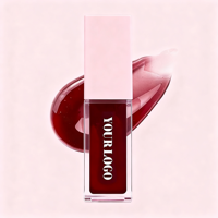 Tinte Labial con Brillo de Agua de Marca Privada, Estilo Coreano, Brillo Intenso, Hidratante, Aceite Labial con Efecto Cristal, Larga Duración, Resistente al Agua, Logotipo Personalizado
