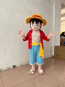 <span class=keywords><strong>Costume</strong></span> de cosplay populaire One Piece <span class=keywords><strong>Luffy</strong></span> Mascot <span class=keywords><strong>Costume</strong></span> Personnage de dessin animé pour adultes - Product Image 4