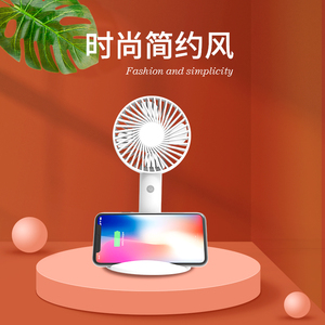 พัดลมพกพาอเนกประสงค์ขนาดเล็กพร้อมที่วางโทรศัพท์และลำโพงบลูทูธ - Product Image 6