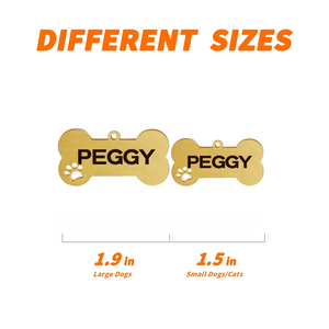 Personalized Pet Id Tag Keychain Engraved Pet Id Name for Cat <b>Puppy</b> Dog <b>Collar</b> Tag Pendant Keyring Bone Pet Accessories - Product Image 5