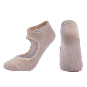 Calcetines <span class=keywords><strong>de</strong></span> Mujer para Todas las Temporadas, Diseño sin Dedos, Material <span class=keywords><strong>de</strong></span> Algodón Peinado, para Yoga, Pilates, Ciclismo y Actividades Ligeras <span class=keywords><strong>de</strong></span> Gimnasio - Product Image 2