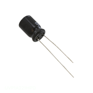 Condensador Original UVP1A221MPD 220 uF CAP ALUM 220UF 20% 10V RADIAL TH de Montaje a Través de Orificio - Product Image 1