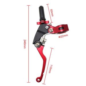 Palanca de mango de dirección CNC para motocicleta más barata, Kit de montaje de mango L/R, telescópico/plegable para motocicleta Universal - Product Image 3