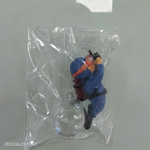 Accesorios decorativos para acuario de resina duradera, buzo de cámara bonito fluorescente con línea delgada y bola suspendida - Product Image 3