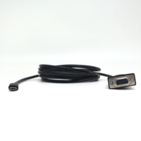 Kabel Serial FTDI232 USB C Ke RS485 DB9 Kecepatan Tinggi, Kabel Pria Wanita, Transfer Data Serial Andal untuk Perangkat Otomasi
