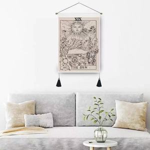Tapisserie de lit avec cartes de Tarot, style <span class=keywords><strong>horoscope</strong></span>, décoration murale, vente en gros - Product Image 4