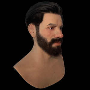 Máscara Facial Completa de Silicona Realista para Hombre, Textura de Piel Humana de Alta Simulación, Suave, para Cosplay, Accesorio de Película, para Fiesta de Halloween - Product Image 3