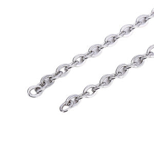 Vente en Gros Diverses Tailles Argent O En Forme Collier Chaîne Chaîne En Acier - Product Image 3