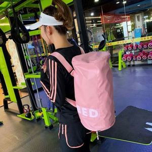 Sac de voyage cylindrique grande capacité, sac de sport pour les voyages de courte distance, sac de sport pour la salle de sport avec compartiment pour chaussures - Product Image 3