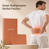 Parche de Moxibustión de Artemisia No Tejido, Transpirable, Desechable, Personalizable, Multiusos, para Cuidado Corporal Externo, para Cuello y Cintura